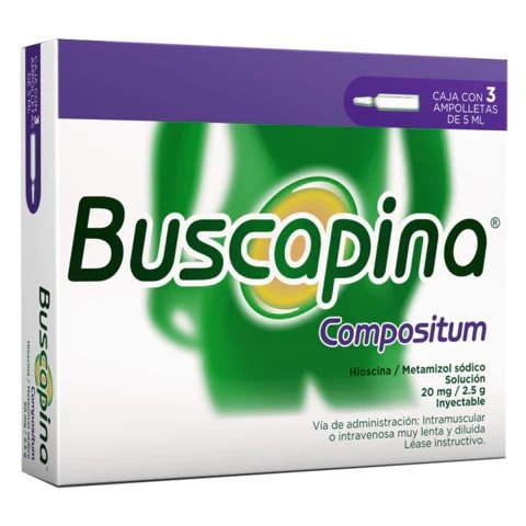 butilhioscina con metamizol